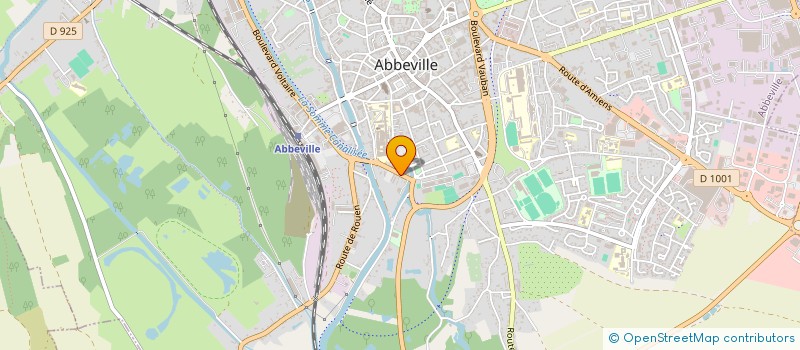 localisation de l'entreprise AUXI'LIFE 80 à ABBEVILLE