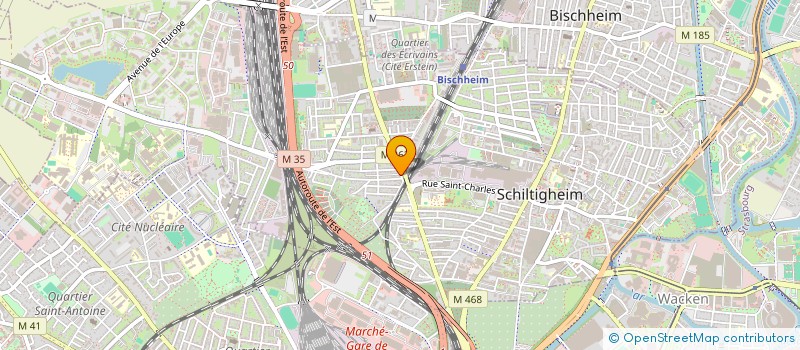 localisation de l'entreprise AUXIAL  SCHILTIGHEIM