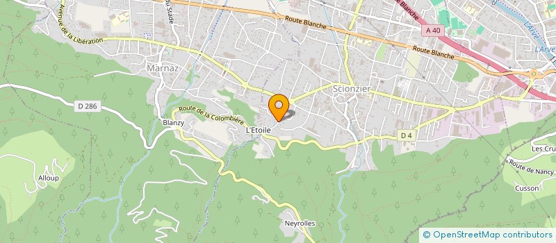 localisation de l'entreprise AUXICAP à SCIONZIER