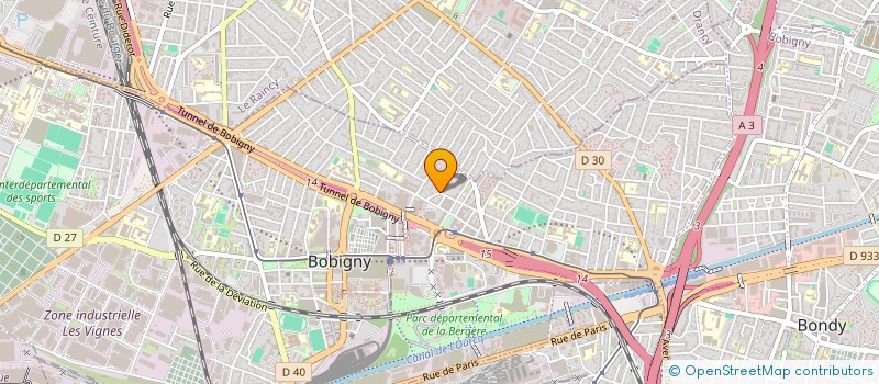 localisation de l'entreprise AUXIFORM  BOBIGNY