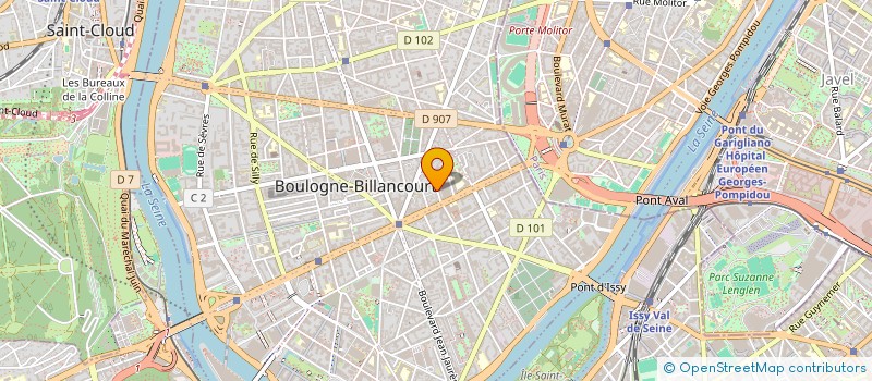 localisation de l'entreprise AUXIL PRESTAT SERVIC INTERNAT à BOULOGNE-BILLANCOURT