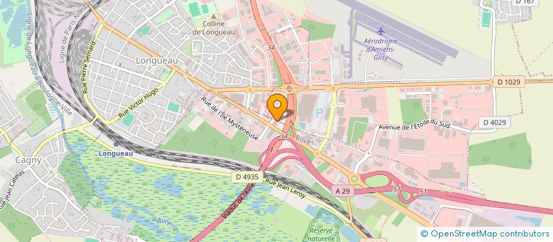 localisation de l'entreprise AUXILAIR PICARDIE à SAINT-QUENTIN