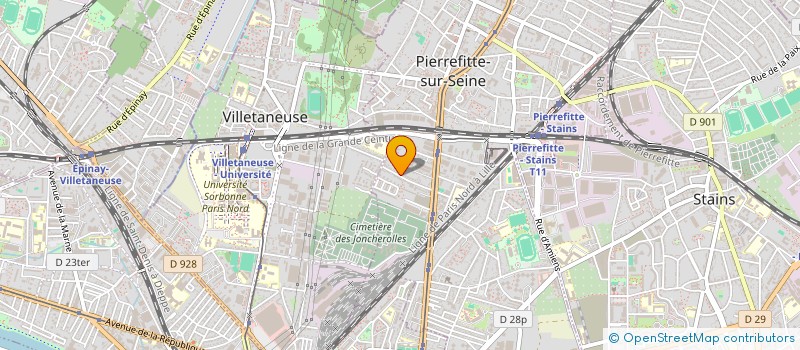 localisation de l'entreprise AUXILAIRE D'ENTRETIEN ET VERIFICATION à PIERREFITTE-SUR-SEINE