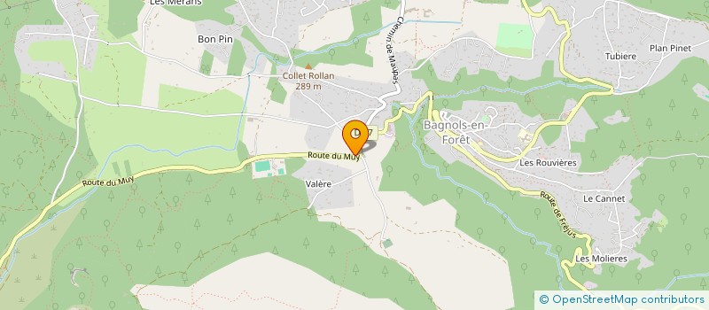 localisation de l'entreprise AUXILHAB à BAGNOLS-EN-FORET