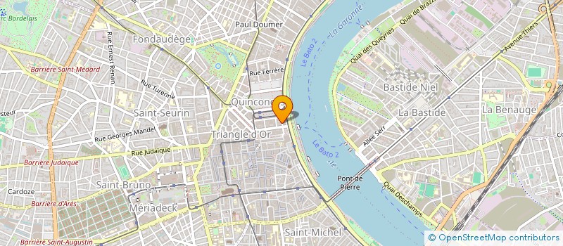 localisation de l'entreprise AUXILIA CONSEILS ET PROJETS  BORDEAUX