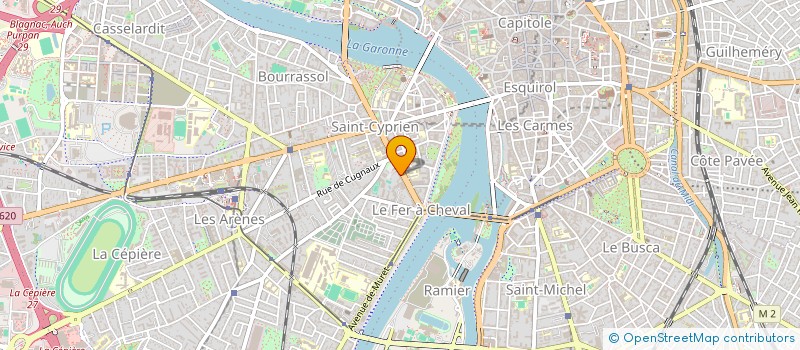 localisation de l'entreprise AUXILIA SERVICES à TOULOUSE