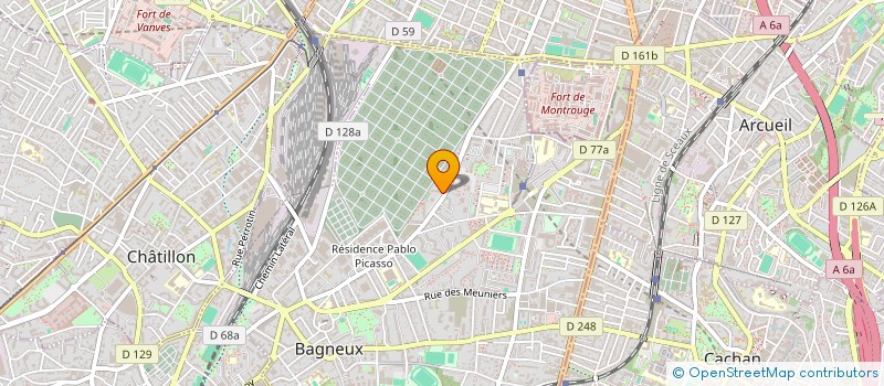 localisation de l'entreprise AUXILIAIRE à BAGNEUX