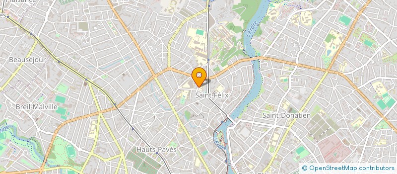 localisation de l'entreprise AUXILIAIRE D'INTEGRATION SCOLAIRE 44 à NANTES