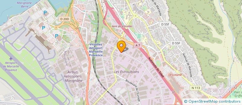 localisation de l'entreprise AUXILIAIRE DE FERBLANTERIE METAL 13 à VITROLLES
