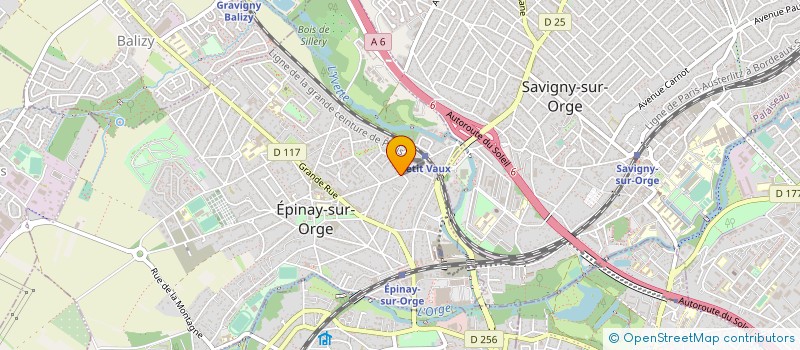 localisation de l'entreprise AUXILIAIRE DE TRAVAUX ETUDES ET SERVICES à EPINAY-SUR-ORGE