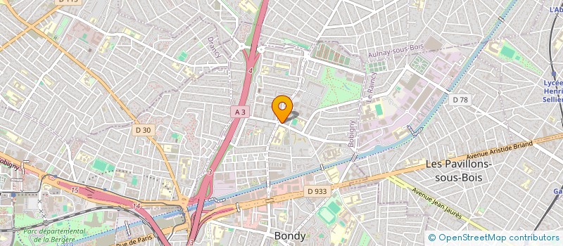 localisation de l'entreprise AUXILIAIRE DU BATIMENT à BONDY