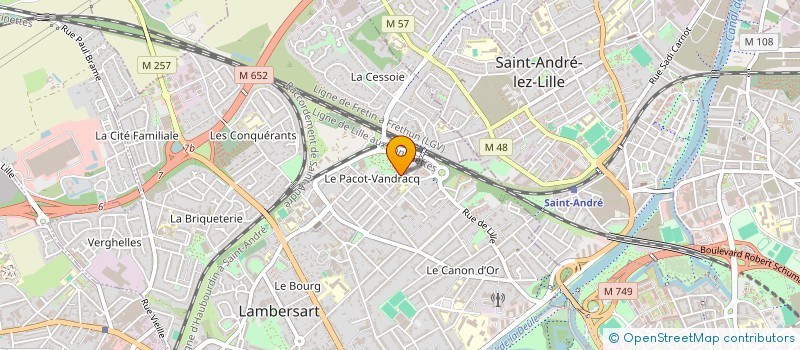 localisation de l'entreprise AUXILIAIRE ENERGIES à LAMBERSART