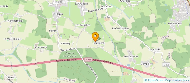 localisation de l'entreprise AUXILIAIRE LYONNAIS CONCEPTION ETUDE à CURTAFOND