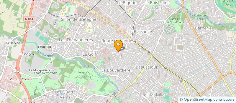 localisation de l'entreprise AUXILIAIRE NANTAISE D'ALIMENTATION à SAINT-HERBLAIN