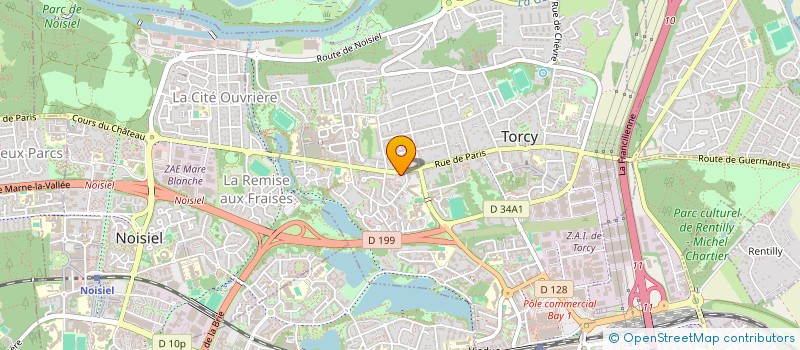 localisation de l'entreprise AUXILIAIRE TECHNIQUE & COMMERC à TORCY