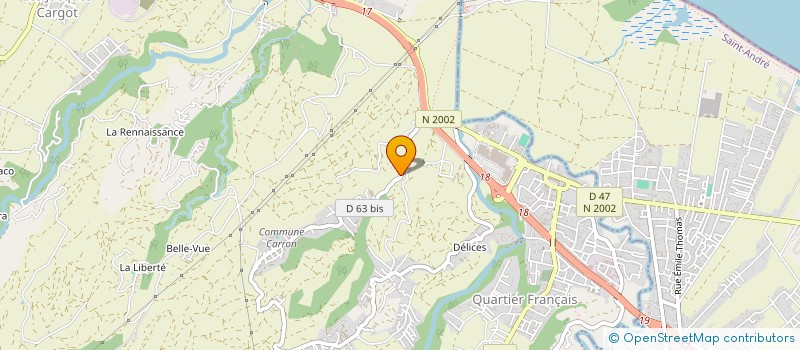 localisation de l'entreprise AUXILIARE SOLUTIONS à SAINTE-SUZANNE