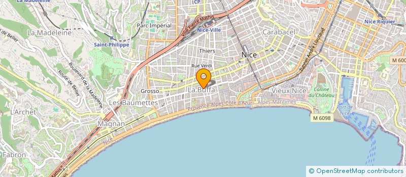localisation de l'entreprise AUXILIO COTIDIE à NICE