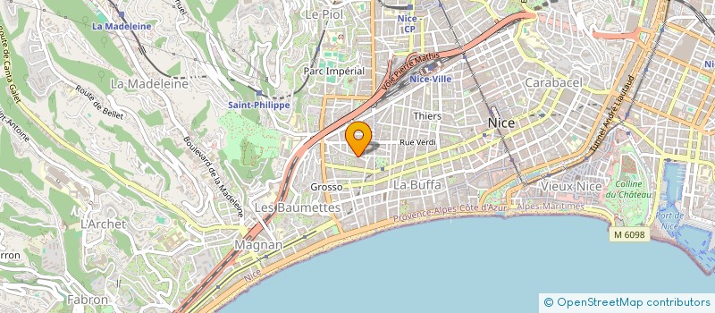 localisation de l'entreprise AUXILIO COTIDIE à NICE