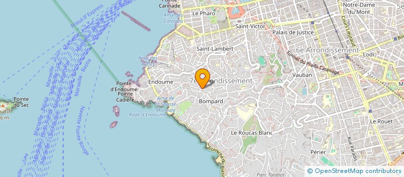 localisation de l'entreprise AUXILIO SECURITE à MARSEILLE 7