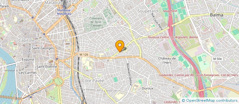 localisation de l'entreprise AUXILIS à TOULOUSE