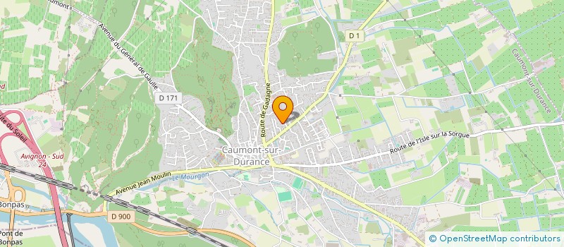 localisation de l'entreprise AUXILIUM  CHATEAUNEUF-DE-GADAGNE