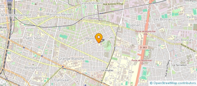 localisation de l'entreprise AUXILIUM à LYON