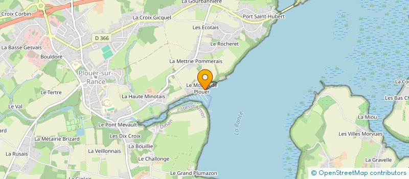 localisation de l'entreprise AUXILIUM ARCHITECTURE  PLOUER-SUR-RANCE