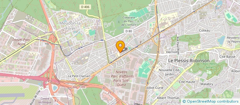 localisation de l'entreprise AUXILIUM BURO  CLAMART