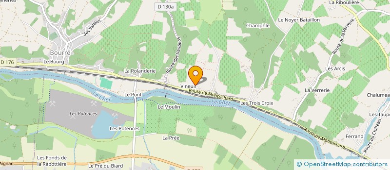 localisation de l'entreprise AUXILIUM FINANCEMENT  MONTHOU-SUR-CHER