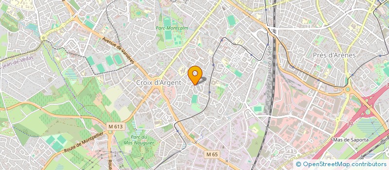 localisation de l'entreprise AUXILIUM TAXI à MONTPELLIER