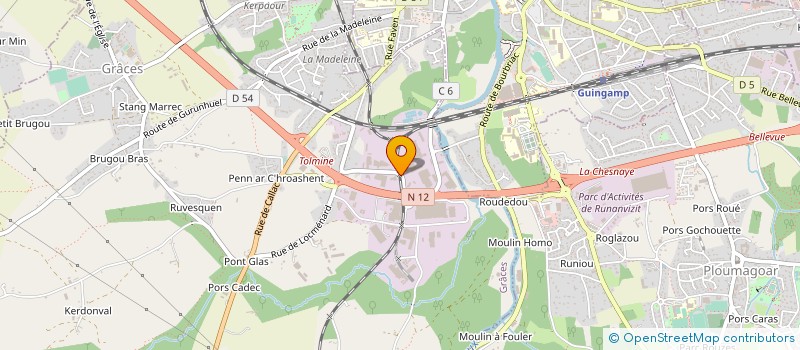 localisation de l'entreprise AUXILLA à GRACES