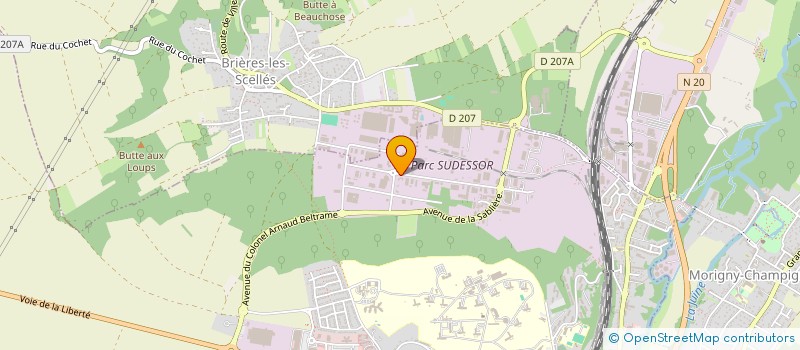 localisation de l'entreprise AUXILOC à ETAMPES