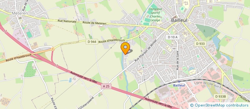localisation de l'entreprise AUXILYOU à BAILLEUL