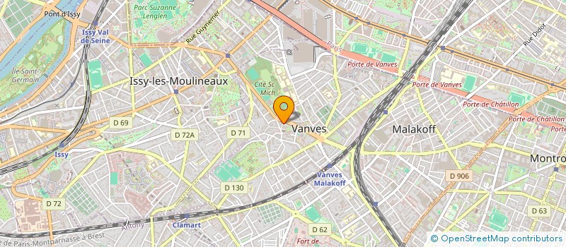 localisation de l'entreprise AUXIMAGE  VANVES