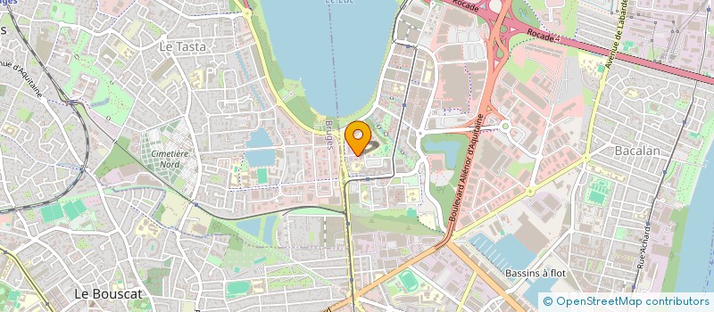 localisation de l'entreprise AUXIMAT SOCIETE AUXILIAIRE DE MATERIEL à BORDEAUX
