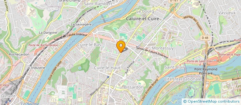 localisation de l'entreprise AUXIMERIS  CALUIRE-ET-CUIRE