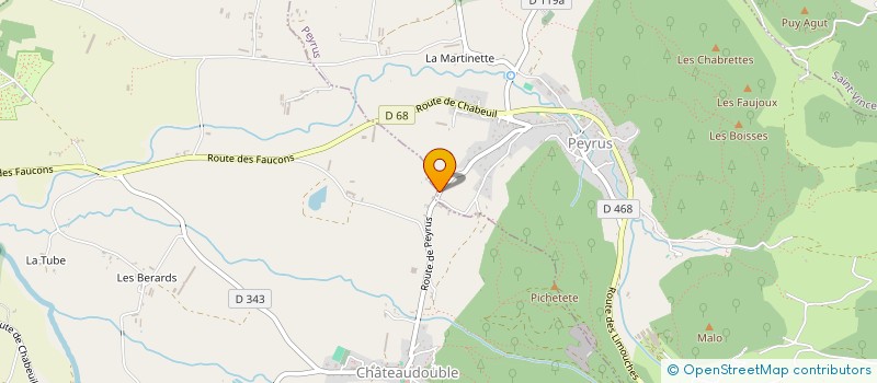 localisation de l'entreprise AUXIMOR  CHATEAUDOUBLE