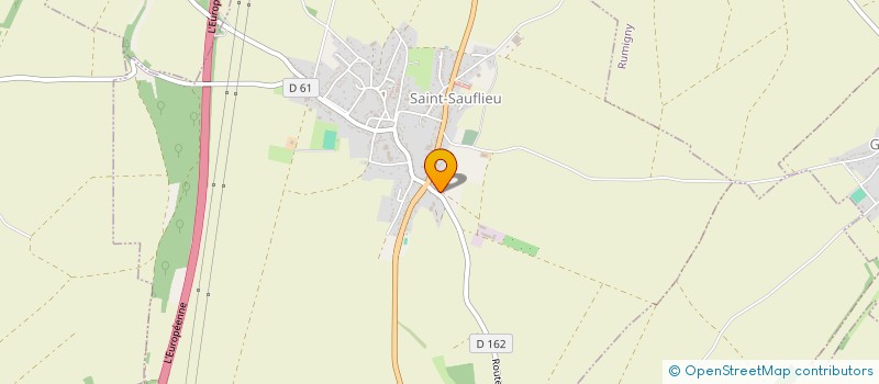 localisation de l'entreprise AUXINE  SAINT-SAUFLIEU