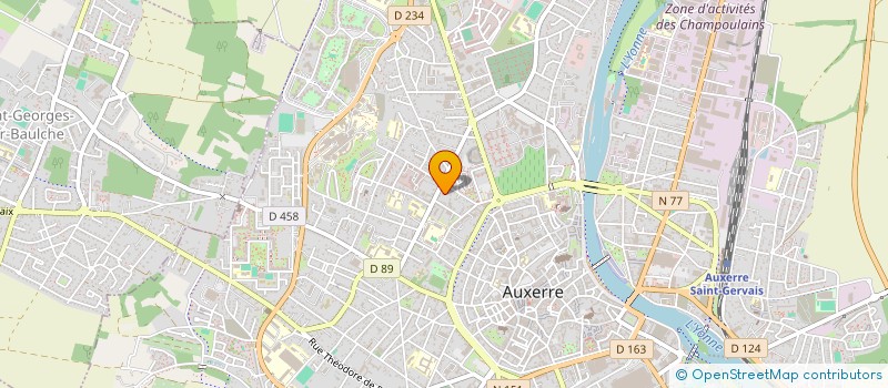 localisation de l'entreprise AUXINEXTENSO à AUXERRE