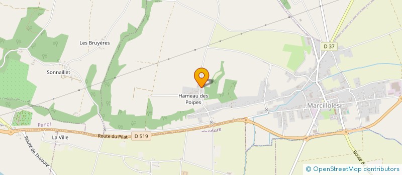 localisation de l'entreprise AUXISTP  MARCILLOLES