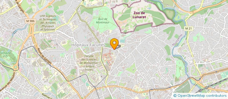 localisation de l'entreprise AUXITANE PROPRETE à MONTPELLIER