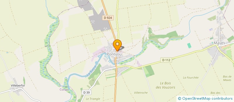 localisation de l'entreprise AUXO AGRO  MAVES