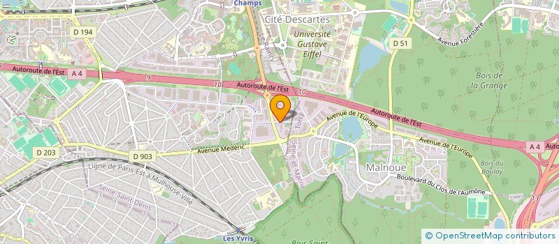 localisation de l'entreprise AUXO GROUPE  NOISY-LE-GRAND