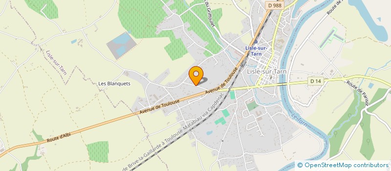 localisation de l'entreprise AUXO PATRIMOINE à LISLE-SUR-TARN