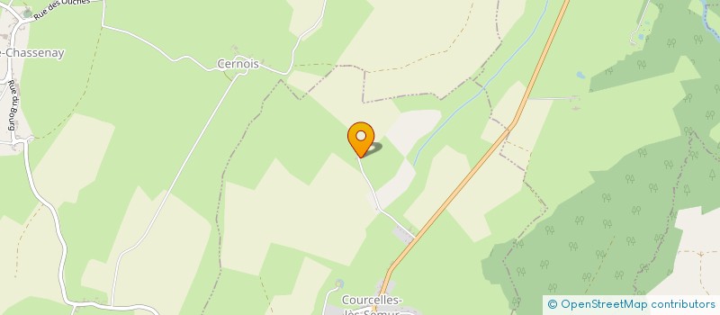 localisation de l'entreprise AUXOIS-CREATION à COURCELLES-LES-SEMUR