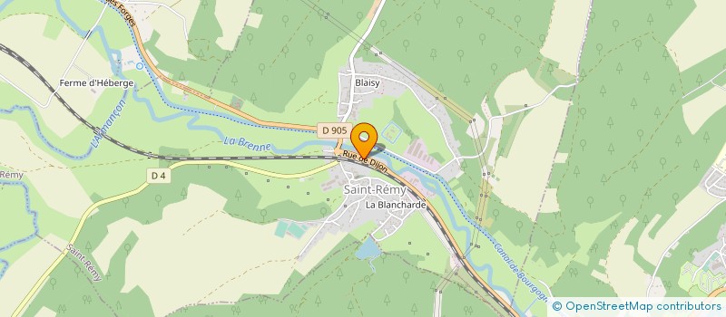 localisation de l'entreprise AUXOIS ELEC à SAINT-REMY