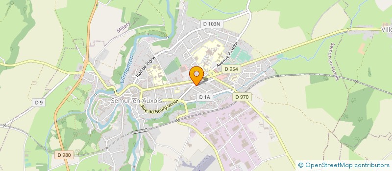 localisation de l'entreprise AUXOIS NORD SERVICE à SEMUR-EN-AUXOIS