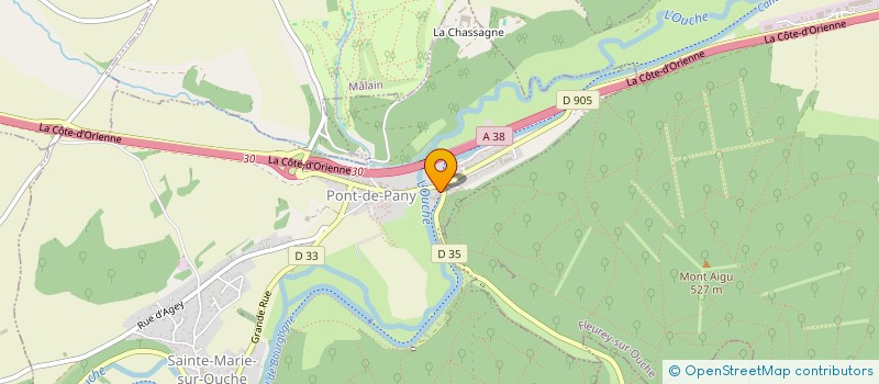 localisation de l'entreprise AUXOIS- SAGE FEMME à SAINTE-MARIE-SUR-OUCHE