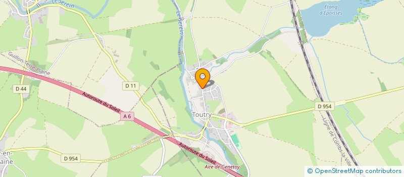 localisation de l'entreprise AUXOIS SOUS TRAITANCE  TOUTRY