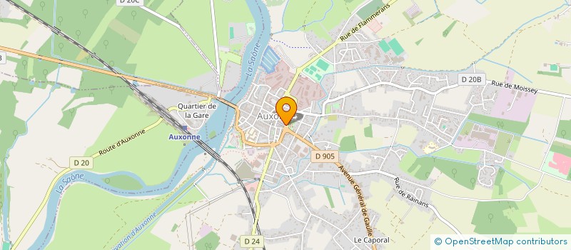 localisation de l'entreprise AUXONNE ACCUEIL à AUXONNE